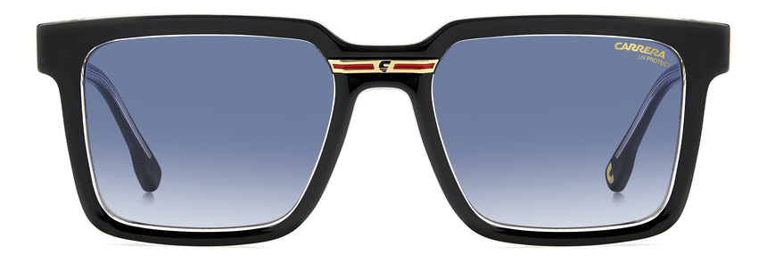 CARRERA-VICTORY-C-02/S 7C5*08 BLACK CRYSTAL(DK BLUE SHADED 54*19, Negro | Transparente, hi-res image number 1