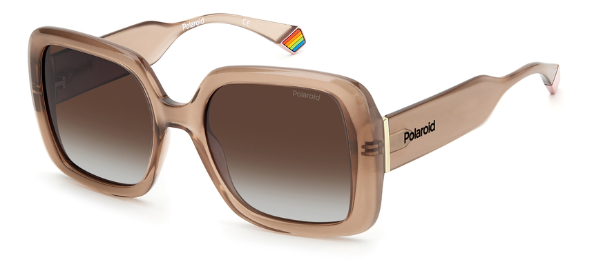 POLAROID-6168/S 10A*LA BEIGE(BROWN SHADED POLARIZED 54*20, Beige, hi-res image number 0