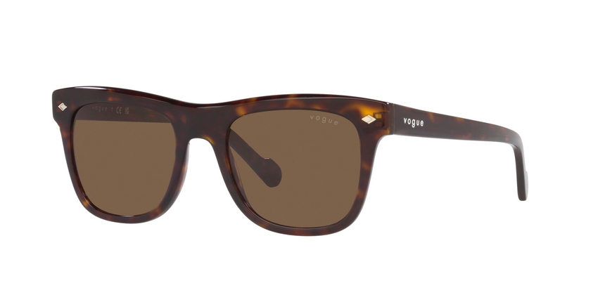 VOGUE-5465/S W65673 DARK HAVANA(DARK BROWN 51*20, Havana, hi-res image number 0