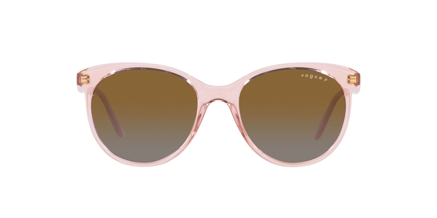 VOGUE-5453S/S 2942T5 TRANSPARENT PINK(GREY GRADIENT BROWN POLAR 53*18, Rosa, hi-res image number 1