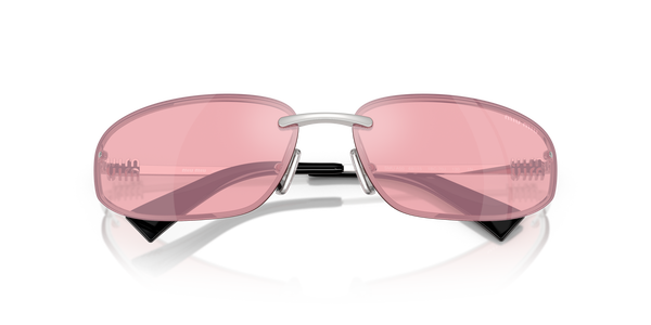MIUMIU-A50S/S 1BC70J SILVER (PINK MIRROR 69*15, Plata, hi-res 3