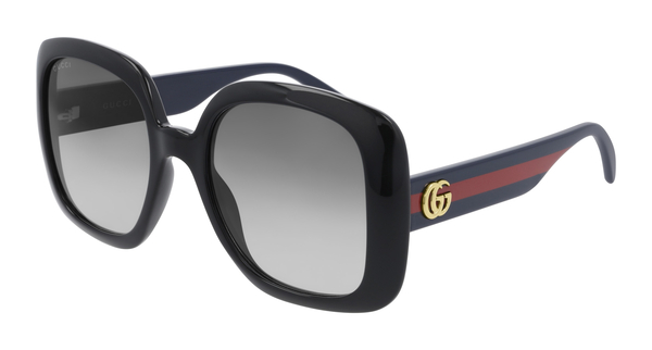 GUCCI-0713S/S 001 NEGRO/AZUL/GRIS 55*21, , hi-res 0