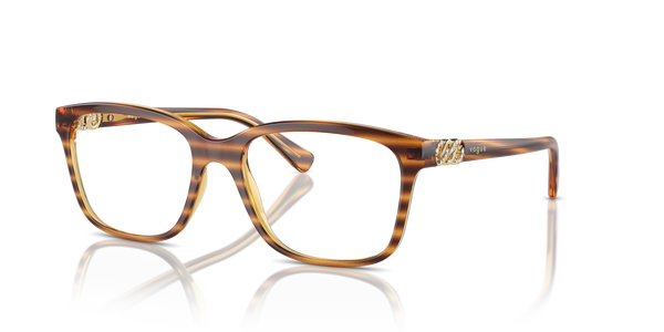 vogue-5574b/g 1508 striped dark havana 51*17