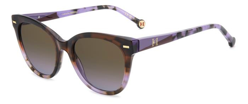 CAROLINA-0360/S/S 52A*QR BURGUNDYVIOLETHAVANA(BROWNVIOLETDOUBLESHADE 53*19, Havana, hi-res image number 0