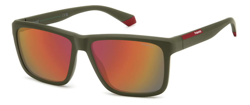 POLAROID-2164/S TBO*OZ MILITARY GREEN(RED MULTILAYER POLARIZED 58*15, Verde, hi-res image number 0