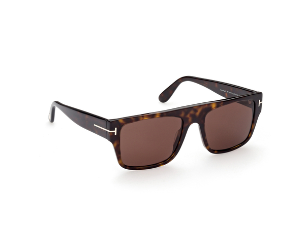 TOMFORD-0907/S 52E dark havana (brown 55*19, Havana, hi-res 6