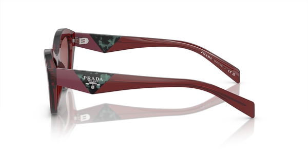 PRADA-A02S/S 18O80B RED TRANSPARENT(DARK VIOLET 52*19, Rojo transparente, hi-res 2