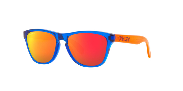 OAKLEY-JUNIOR-FROGSKINS-XXS-9009 900906 CRYSTAL BLUE(PRIZM RUBY 48*15, Azul-Naranja, hi-res 0