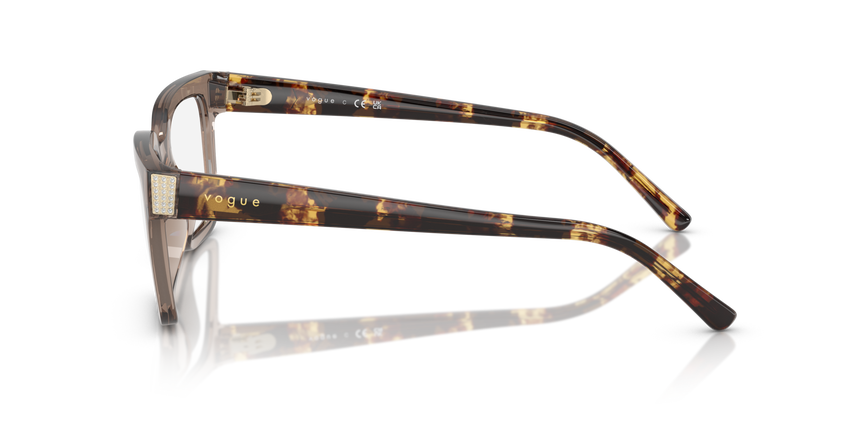 VOGUE-5611B/G 2940 TRANSPARENT BROWN 52*20, , hi-res image number 2