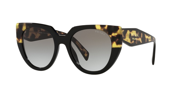 PRADA-14WS/S 3890A7 BLACK/MEDIUM TORTOISE(GREY GRADIENT 52*20, Negro | Havana, hi-res 0