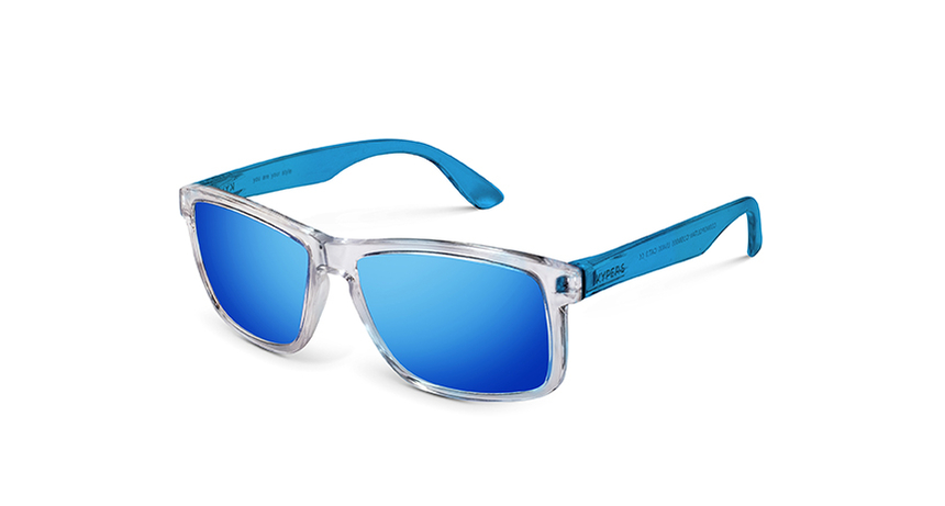 KYPERS-COSMOPOLITAN/S COSM006 CRYSTAL BLUE TEMPLE-BLUE REVO MIRROR 56*15, Transparente | Azul, hi-res image number 0