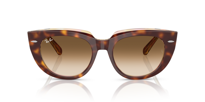 RB-2286 141451 LIGHT HAVANA ON TRANSP. MULTI(CLEAR GRADIENT BROWN 49*20, Havana, hi-res image number 1