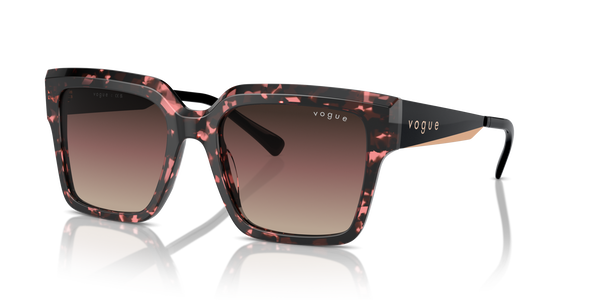 VOGUE-5553/S 3148E2 RED TORTOISE(BROWN GRAD PURPLE GRAD BLACK 54*19, Rojo havana, hi-res 0