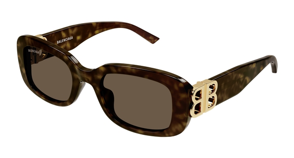 BALENCIAGA-BB0310S/S 002 HAVANA/GOLD (BROWN 53*22, Havana, hi-res 0