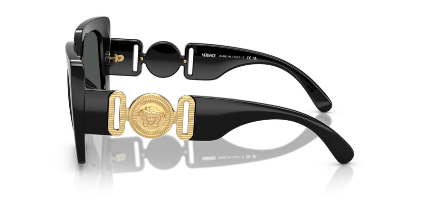 VERSACE-4478U/S GB1/87 BLACK(DARK GREY 55*17, , hi-res image number 2