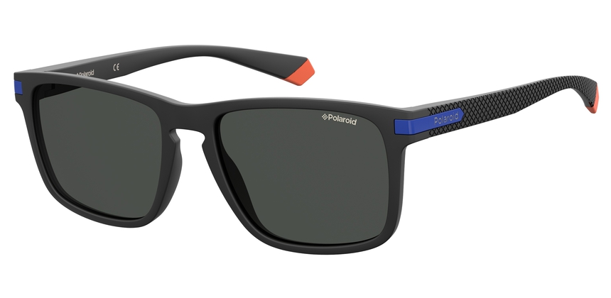 POLAROID-2088/S 0VK*M9  MTBLKBLUE(GREY PZ *POL* 55*18, , hi-res image number 0
