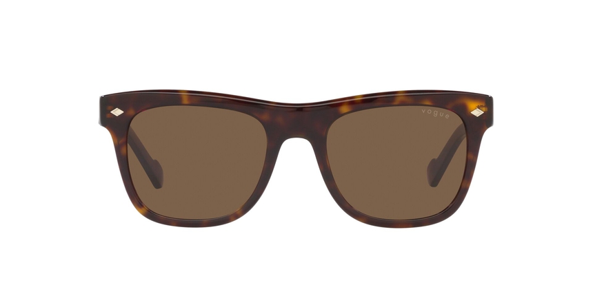 VOGUE-5465/S W65673 DARK HAVANA(DARK BROWN 51*20, Havana, hi-res image number 1