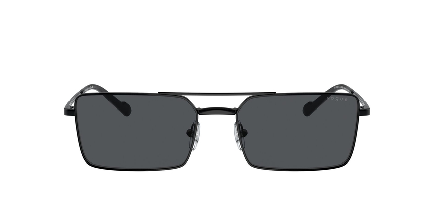 VOGUE-4309/S 352/87 BLACK(DARK GREY 57*18, Negro, hi-res image number 1