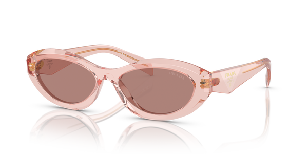 PRADA-26ZS/S 19Q10D TRANPARENTE PEACH (BROWN 55*16, Peach transparente, hi-res 0