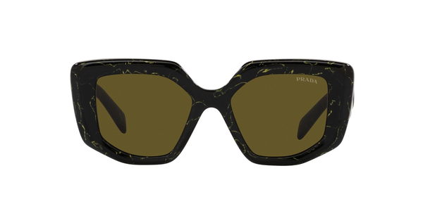 PRADA-14ZS/S 19D01T BLACK/YELLOW MARBLE(DARK BROWN 50*18, Negro | Amarillo, hi-res 1