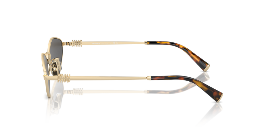 MIUMIU-56ZS/S ZVN5S0 PALE GOLD (DARK GREY) 56*17, Dorado, hi-res image number 2