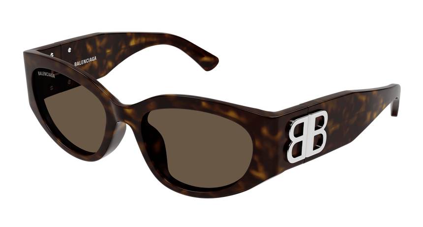 BALENCIAGA-BB0324SK/S 003 HAVANA-HAVANA (BROWN 55*19, Havana, hi-res image number 0