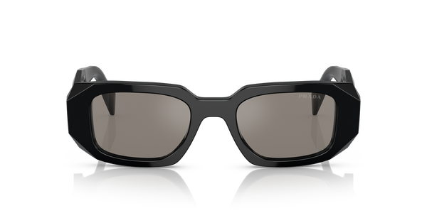 PRADA-17WS/S 1AB07Z BLACK (GREY MIRROR INTERNAL SILVER) 49*20, Negro, hi-res 1
