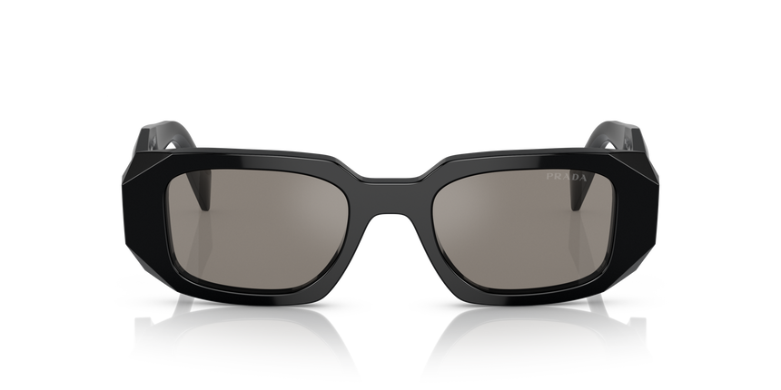 PRADA-17WS/S 1AB07Z BLACK (GREY MIRROR INTERNAL SILVER) 49*20, Negro, hi-res image number 1