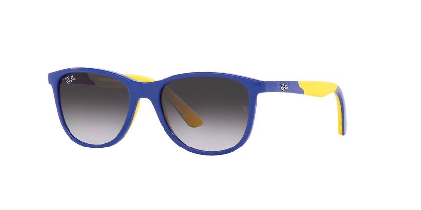 RJ-9077S 71328G LIGHT BLU ON RUBBER YELLOW(GREY GRADIENT BLUE 49*16, Azul | Amarillo, hi-res image number 0