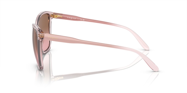 VOGUE-5520/S 294214 TRANSPARENT PINK(PINK GRADIENT BROWN 56*17, Rosa transparente, hi-res 2