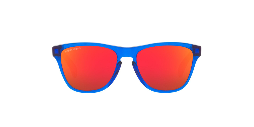 OAKLEY-JUNIOR-FROGSKINS-XXS-9009 900906 CRYSTAL BLUE(PRIZM RUBY 48*15, Azul-Naranja, hi-res image number 1