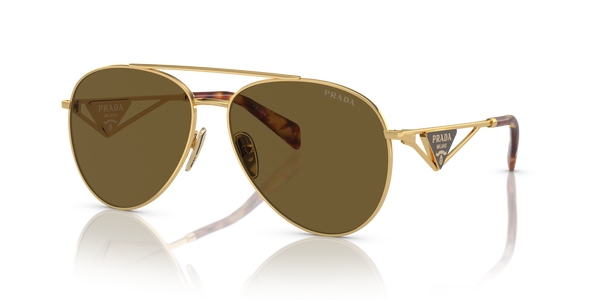 prada-73zs/s 5ak01t gold dark brown 58*14