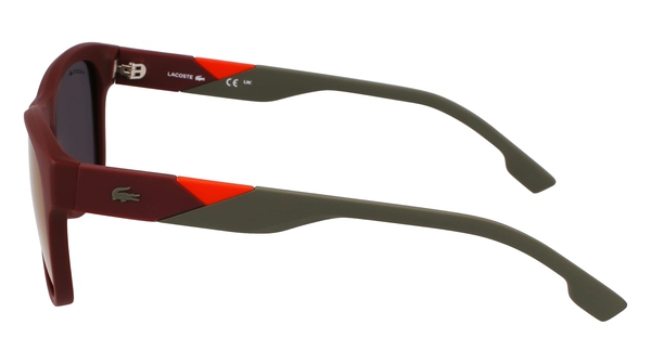 LACOSTE-L6043S/S 601 MATTE BURGUNDY/ORANGE MIRROR 56*18, Granate, hi-res 2