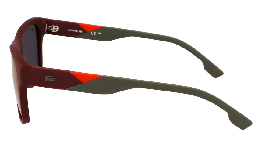 LACOSTE-L6043S/S 601 MATTE BURGUNDY/ORANGE MIRROR 56*18, Granate, hi-res image number 2