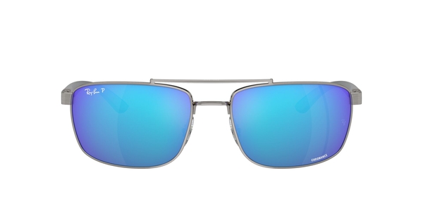 rb-3737ch 004/a1 gunmetal(green mirror blu polar 60*18