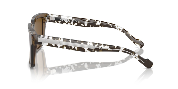 VOGUE-5573/S 314483 TRANSPARENT OLIVE GREEN(DARK BROWN POLAR 55*20, Verde transparente, hi-res 2
