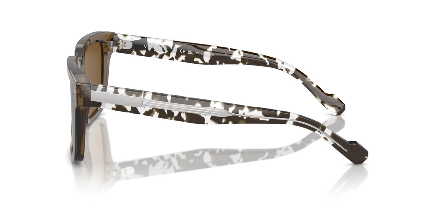 VOGUE-5573/S 314483 TRANSPARENT OLIVE GREEN(DARK BROWN POLAR 55*20, Verde transparente, hi-res image number 2