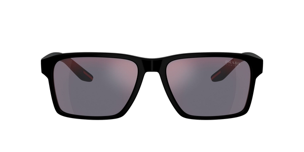 prada-sport-05ys/s 1bo10a matte black(dark grey mirror red tuning 58*17