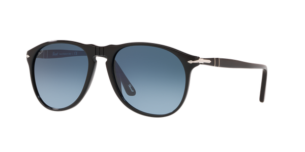 PERSOL-9649S/S 95/Q8 BLACK(AZURE GRADIENT 55*18, Negro, hi-res 0