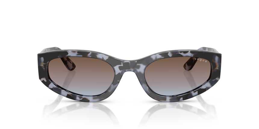 VOGUE-5585/S 314748 BLUE TORTOISE (AZURE GRAD PINK GRAD BROWN 54*22, Havana azul, hi-res image number 1