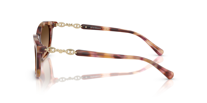 EMPORIO-4238/S 619674 SHINY HAVANA RED(GRADIENT BROWN 54*18, Havana rojo, hi-res image number 2