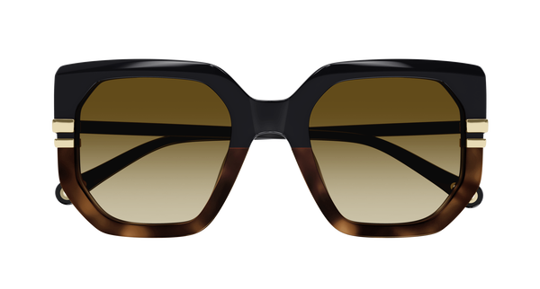 CHLOE-0240S/S 003 BLACK (BROWN) 53*23, Negro | Havana, hi-res 1