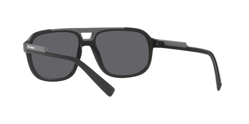 GABBANA-6179/S 252581 MATTE BLACK(POLAR DARK GREY 58*16, Negro, hi-res image number 7
