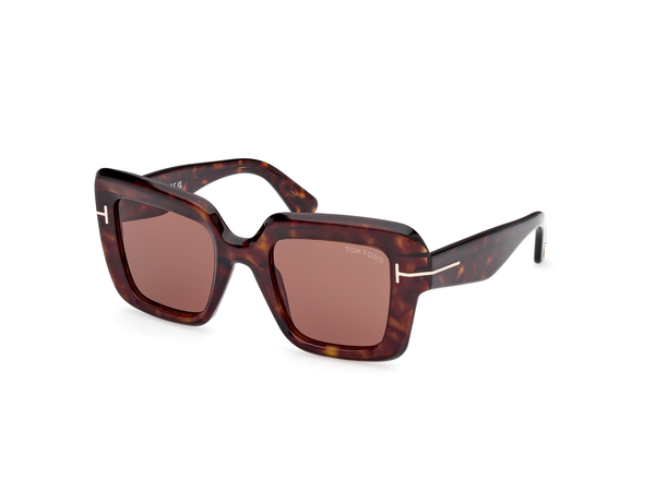 TOMFORD-1157/S 52J* dark havana(brown 50*23, Havana, hi-res 0