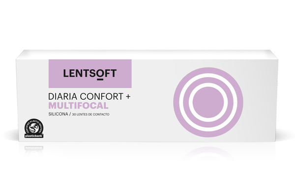 lentsoft diaria confort+ silicona multifocal 30 unidades