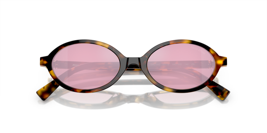 MIUMIU-04ZS/S VAU50D HONEY HAVANA (DARK PINK MIRROR SILVER 50*18, Havana, hi-res image number 2
