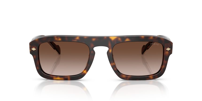 VOGUE-5620S/S W65613 DARK HAVANA(GRADIENT BROWN 53*21, , hi-res image number 1