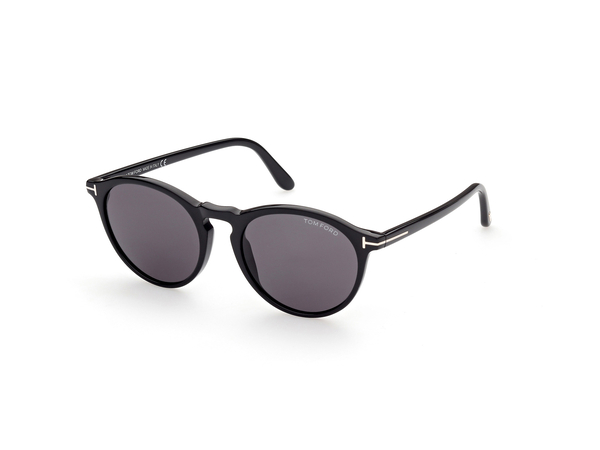 TOMFORD-0904/S 01A shiny black  (smoke 52*19, Negro, hi-res 0