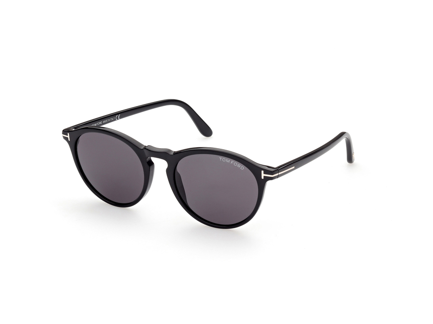 TOMFORD-0904/S 01A shiny black  (smoke 52*19, Negro, hi-res image number 0