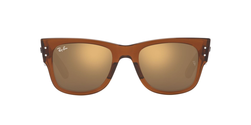 RB-0840S 663693 TRANSPARENT BROWN(LIGHT BROWN MIRROR GOLD 51*21, Marrón transparente, hi-res image number 1